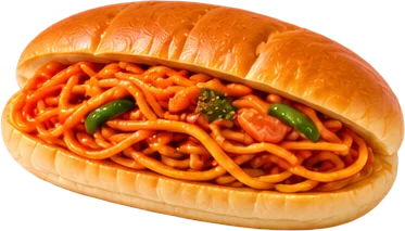 コッペパン(ナポリタン)